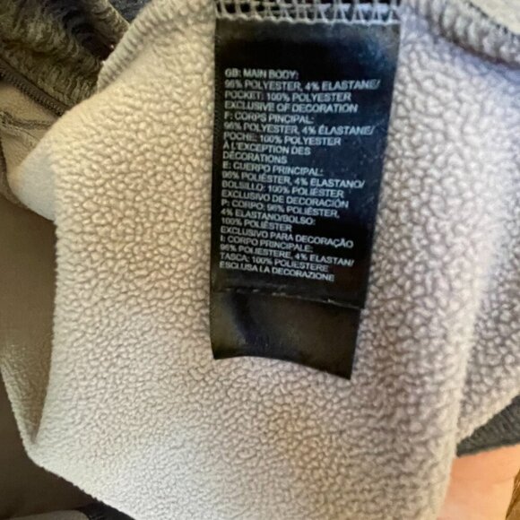 The North Face Canyonlands Full-Zip Fleece Top Women's Size Small, Charcoal Gray - Picture 7 of 8